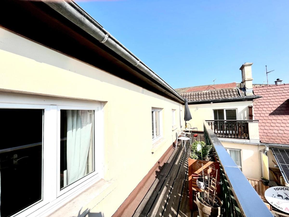Sous Les Toits Avec Garage Et Terrasse A Ribeauville Exterior photo