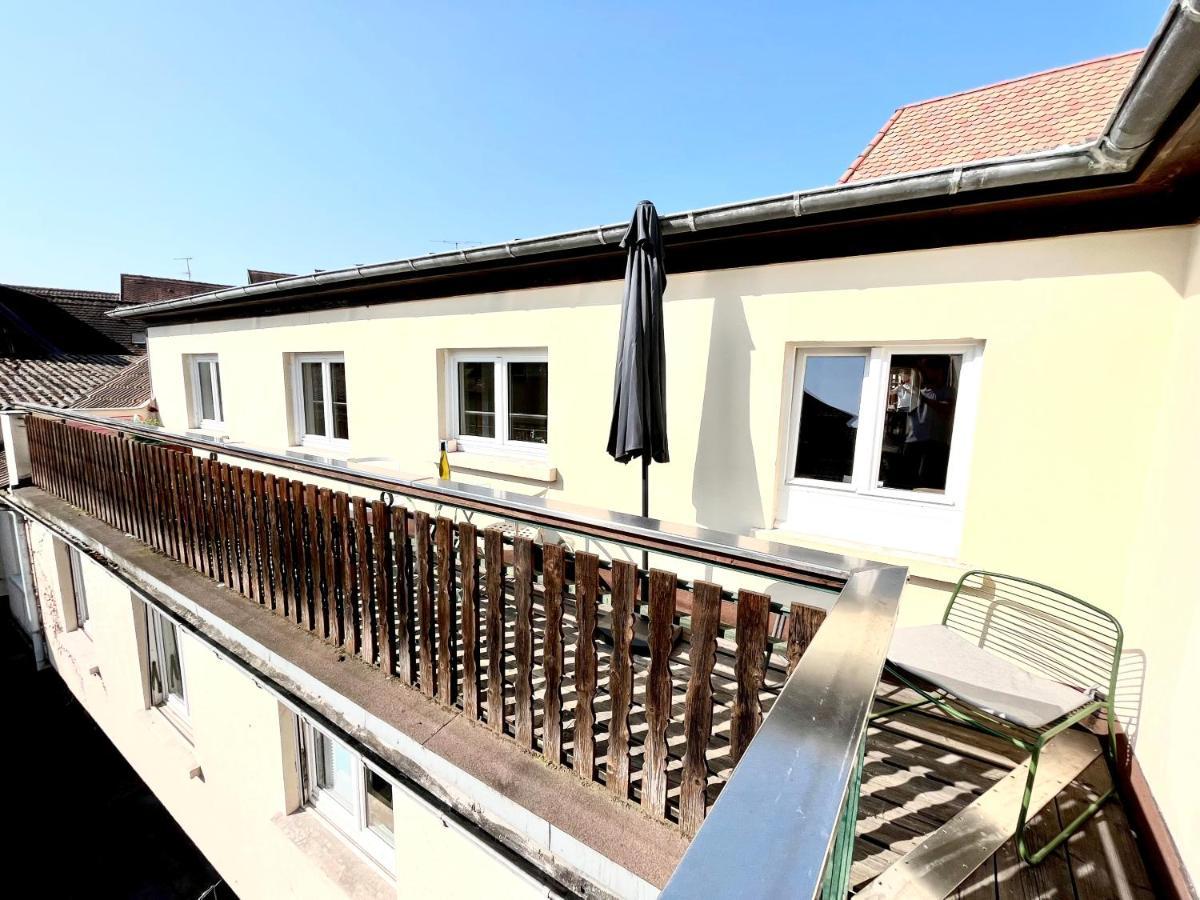 Sous Les Toits Avec Garage Et Terrasse A Ribeauville Exterior photo
