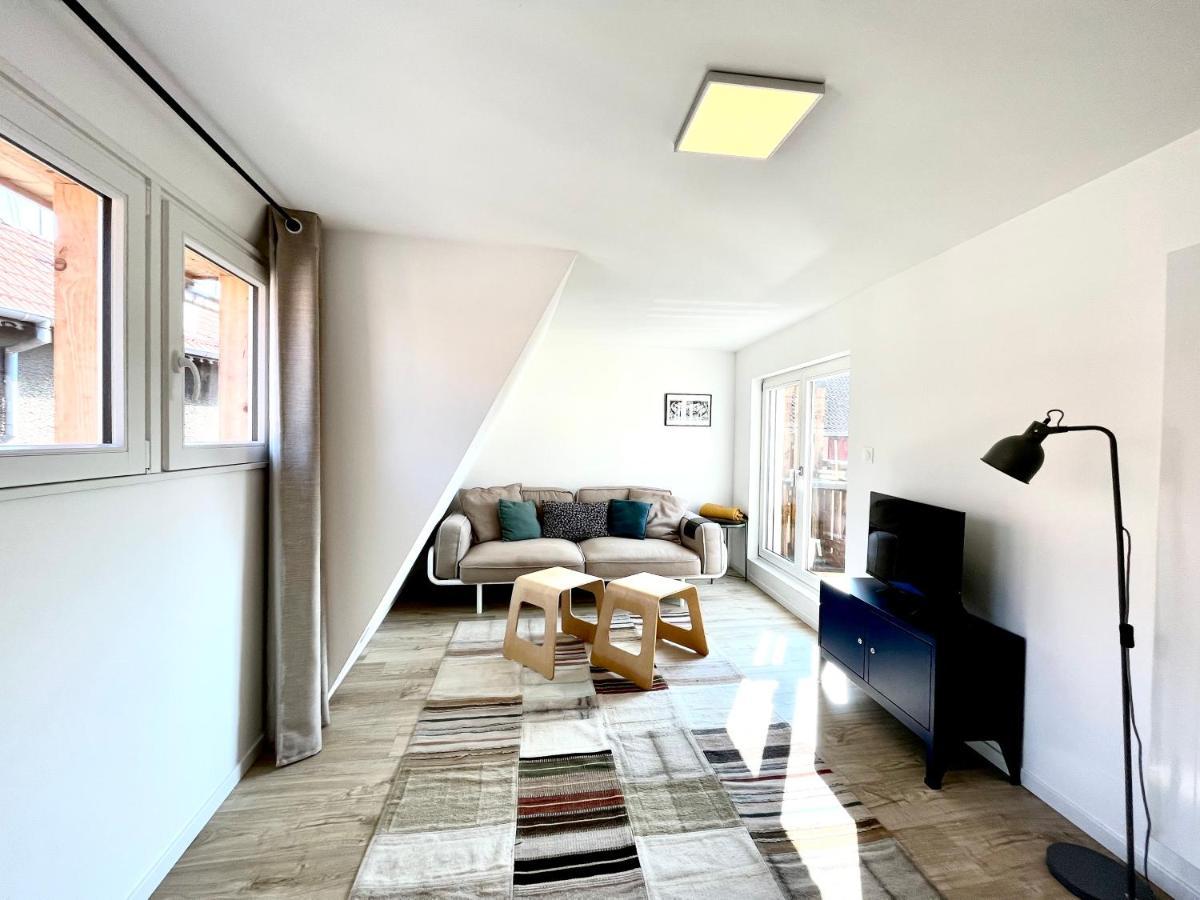 Sous Les Toits Avec Garage Et Terrasse A Ribeauville Exterior photo